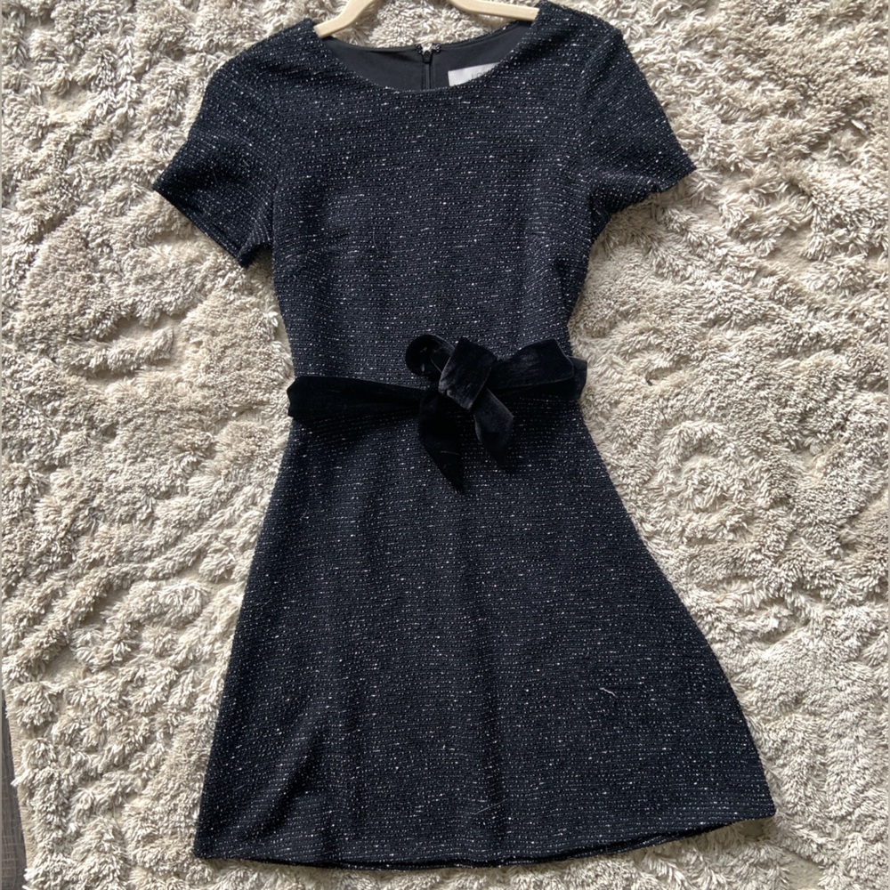 LOFT A-Line fall winter dress size 0 zips at the back